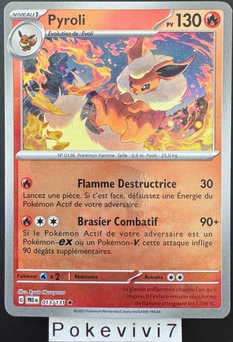 Carta pokemon pyroli - pokemon,