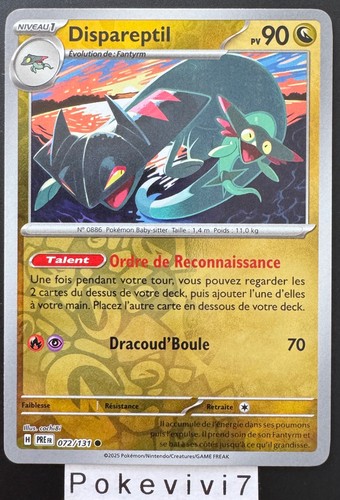 Carta pokemon spareptil - carta,