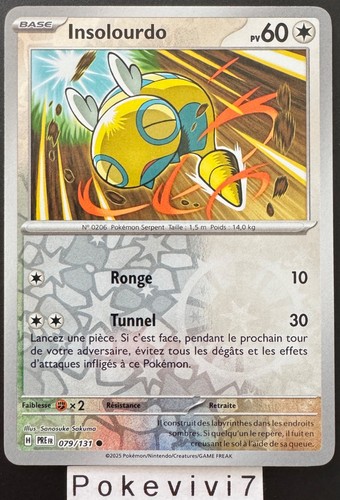 Carte pokemon insolourdo - carte,
