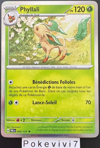 Carta pokemon phyllali 005 131 - pokemon, 005/131