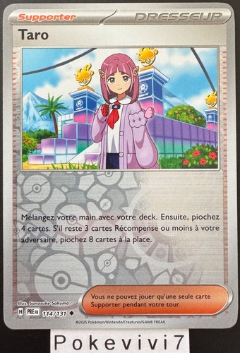 Carte pokemon taro 114 - carte,