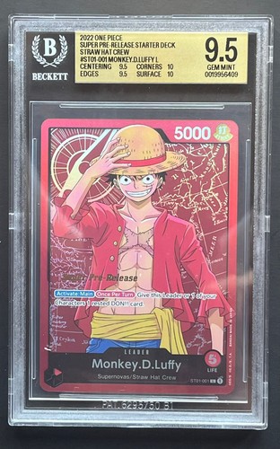 One piece card monkey luffy - one,