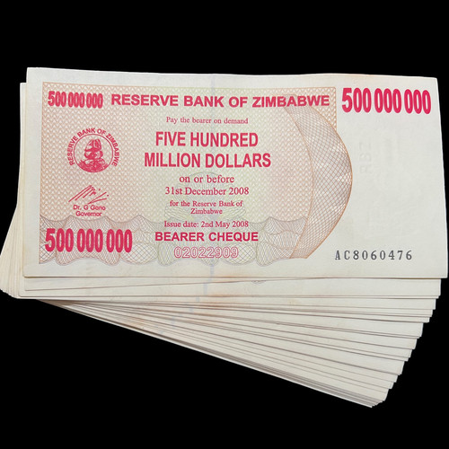 Zimbabwe 500 milioni - 500,