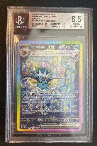 Pokemon bgs vaporeon ex - pokemon, 8.5