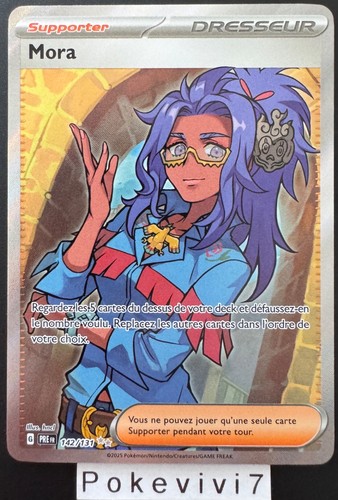 Carta pokemon mora 142 131 - pokemon,