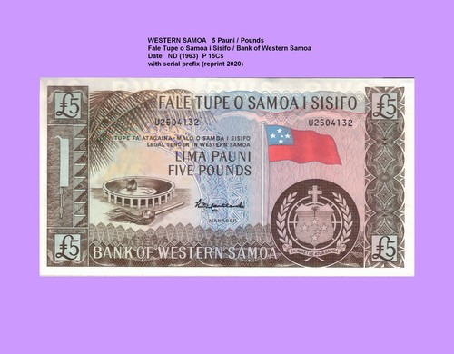Samoa sterline 1963 - 5,
