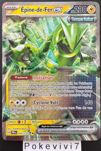 Carte pokemon epine fer - carte, epine-de-fer