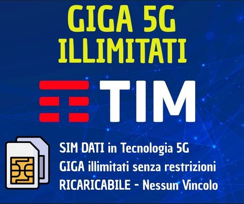 Sim dati giga illimitati - in, 5g