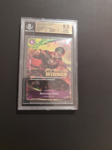 Zoro pre release winner - pre, bgs